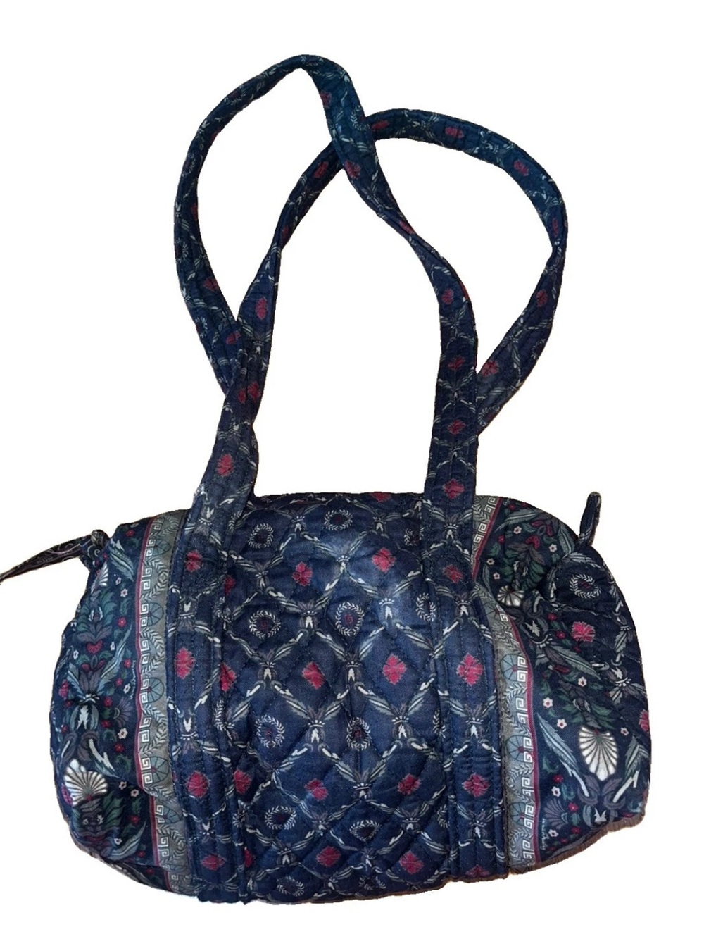 Vintage Vera Bradley 100 Handbag LAUREL Neutral 90s RARE